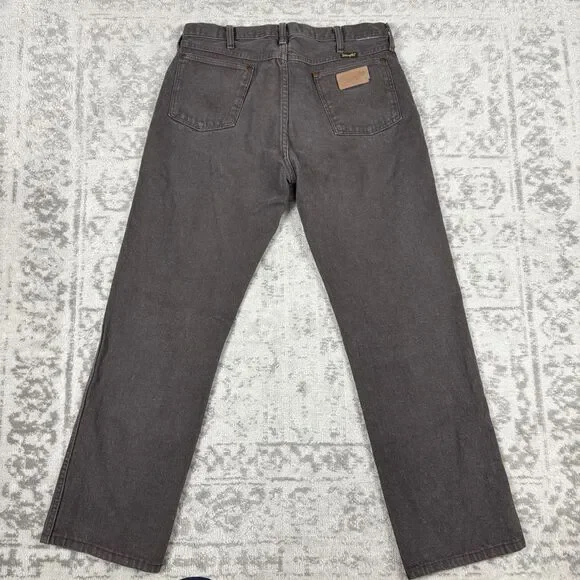 Wrangler Cowboy Jeans Brown Cowboy Cut 13MWZCT Western USA Mens Size 32x30 - Picture 2 of 6